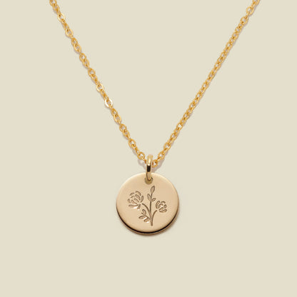 November Flower Necklace