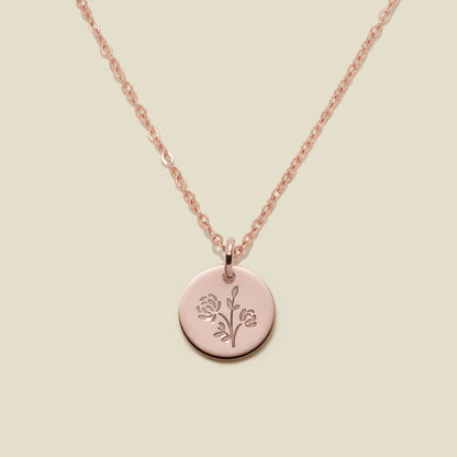 November Flower Necklace