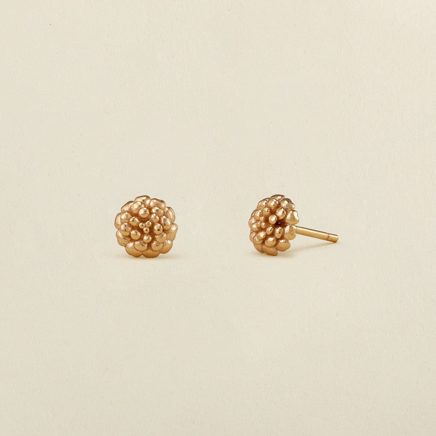 October Birth Flower Stud Earrings