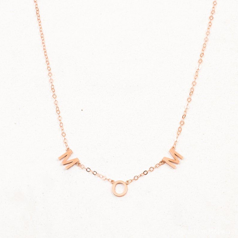 Customized Minimalist Letter Necklace