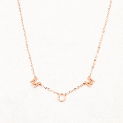 Customized Minimalist Letter Necklace