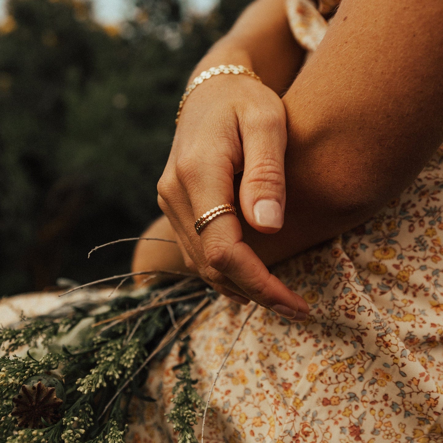 Personalized Poppy Ring