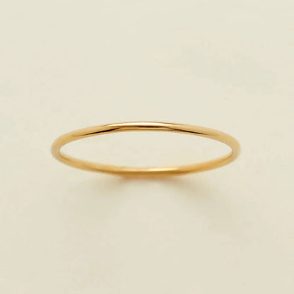 Personalized Round Stacking Ring