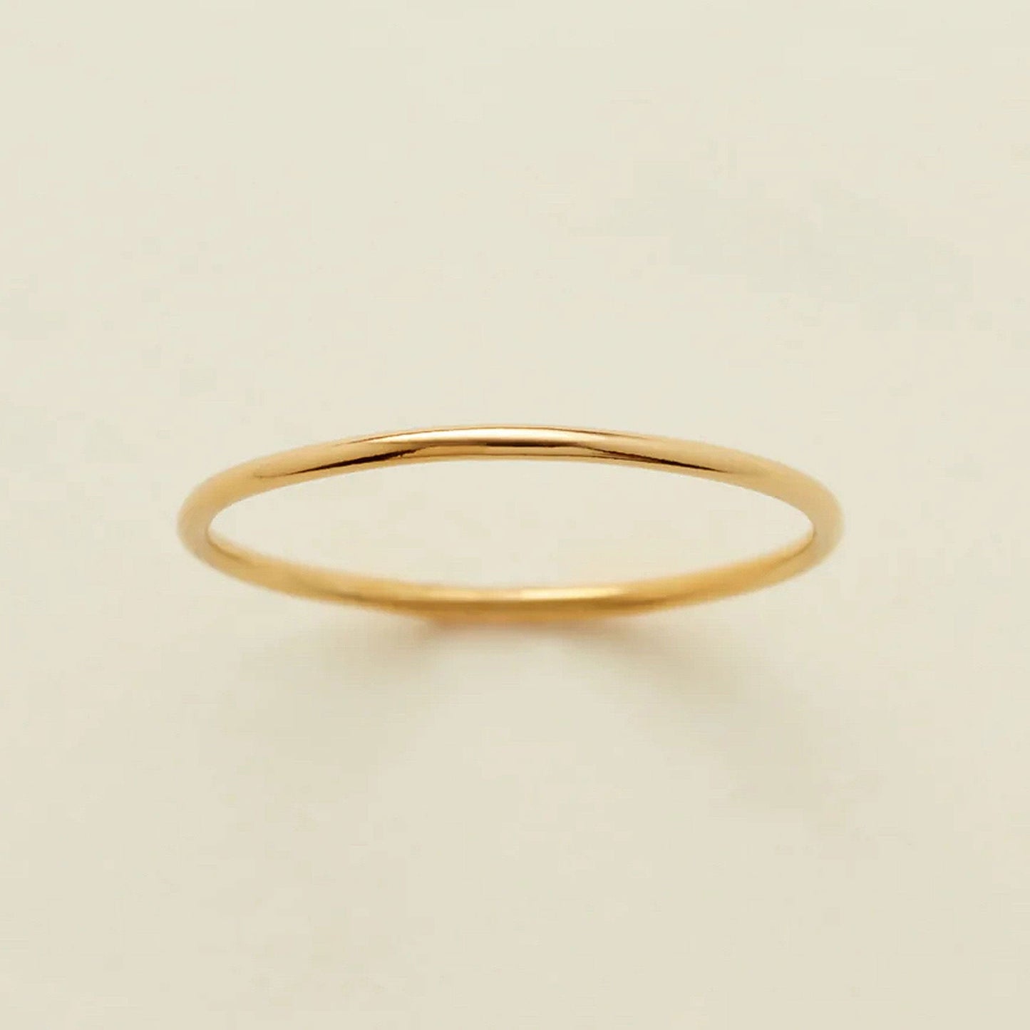 Personalized Round Stacking Ring