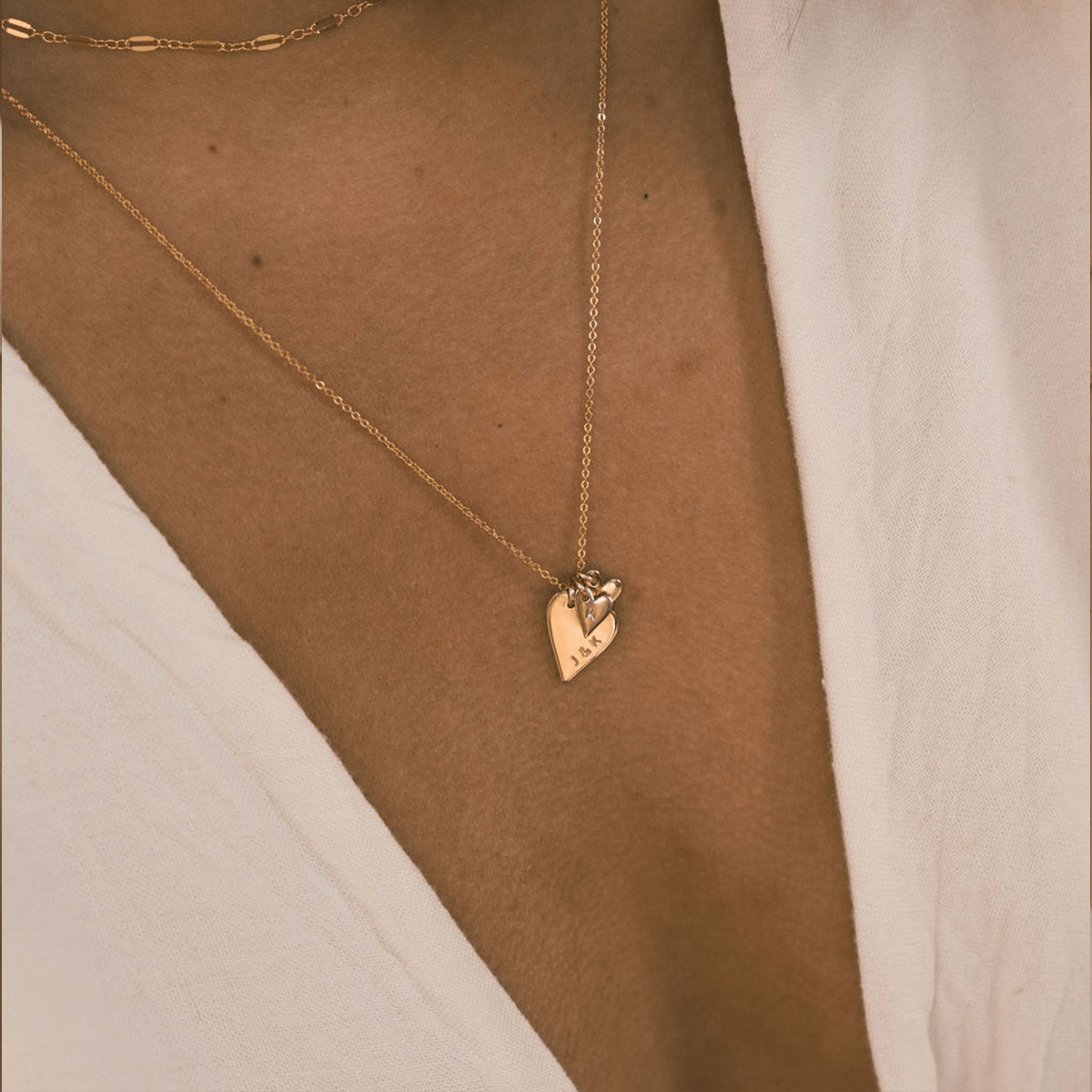 Personalized Heart Necklace