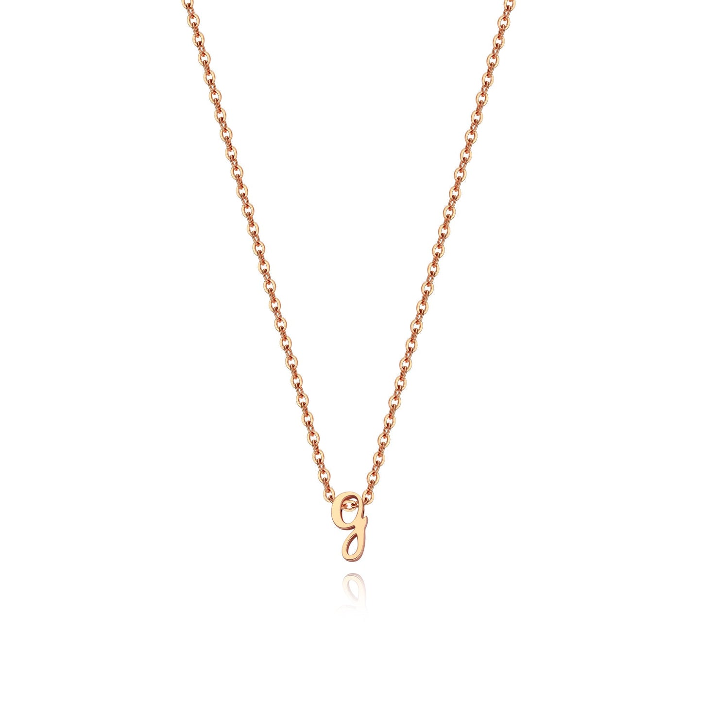 Personalized Initial Script Necklace