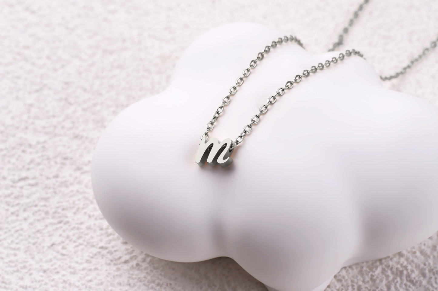 Personalized Initial Script Necklace